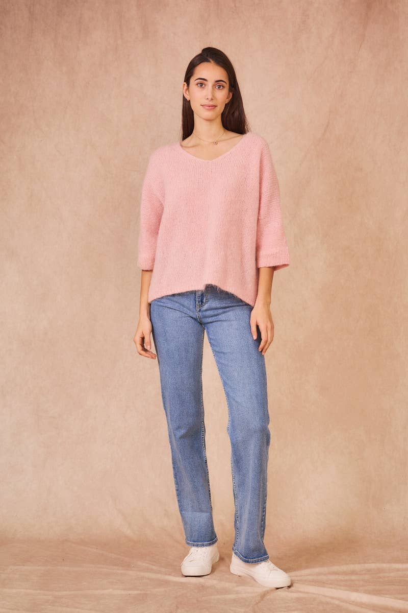 Calie Paris - Venta al por mayor Jersey de punto - Mujer - Suéter elegante de mohair kid31