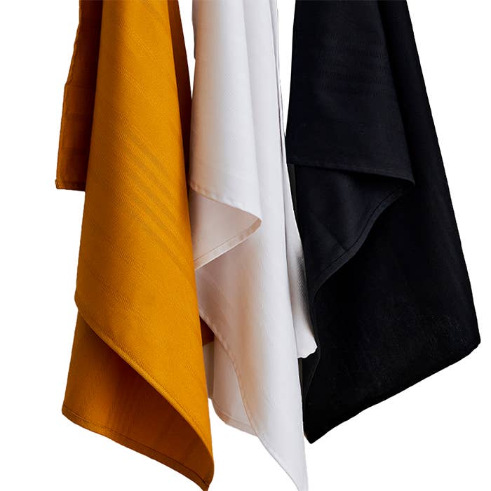 Nydel - Wholesale Tea Towel - Frivole Unis - Set of 3 tea towels