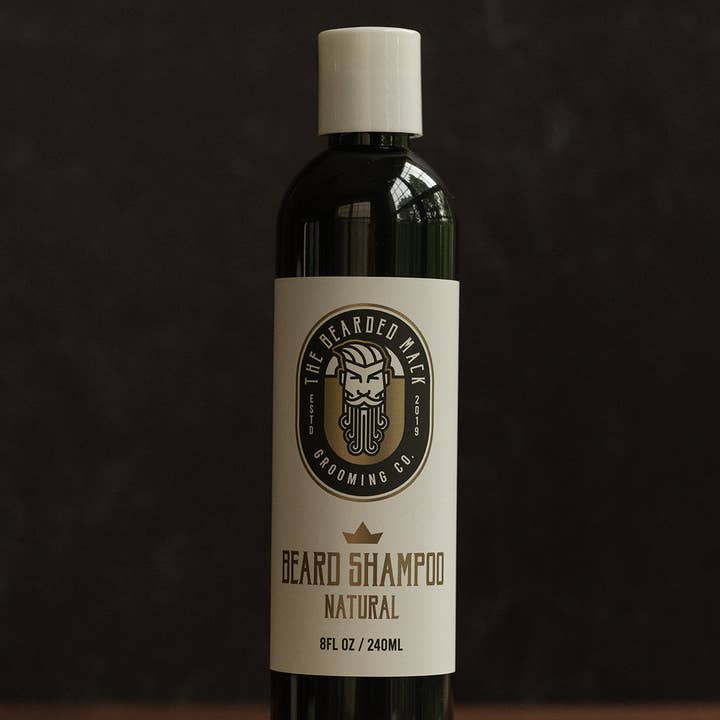 The Bearded Mack Grooming Co - Wholesale Beard Wash/Shampoo - Beard Shampoo - Natural (Unscented)1