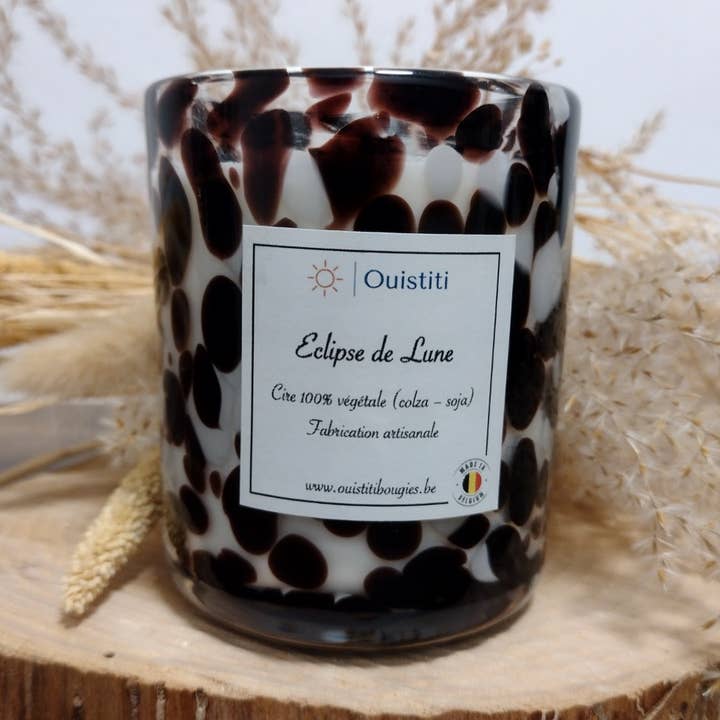 Scented Candle Moon Eclipse - Wine Stains - 200 g for wholesale by Ouistiti - Bougies et compagnie