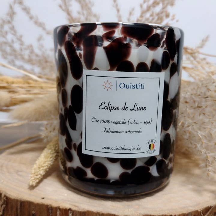 Scented Candle Moon Eclipse - Wine Stains - 200 g for wholesale by Ouistiti - Bougies et compagnie