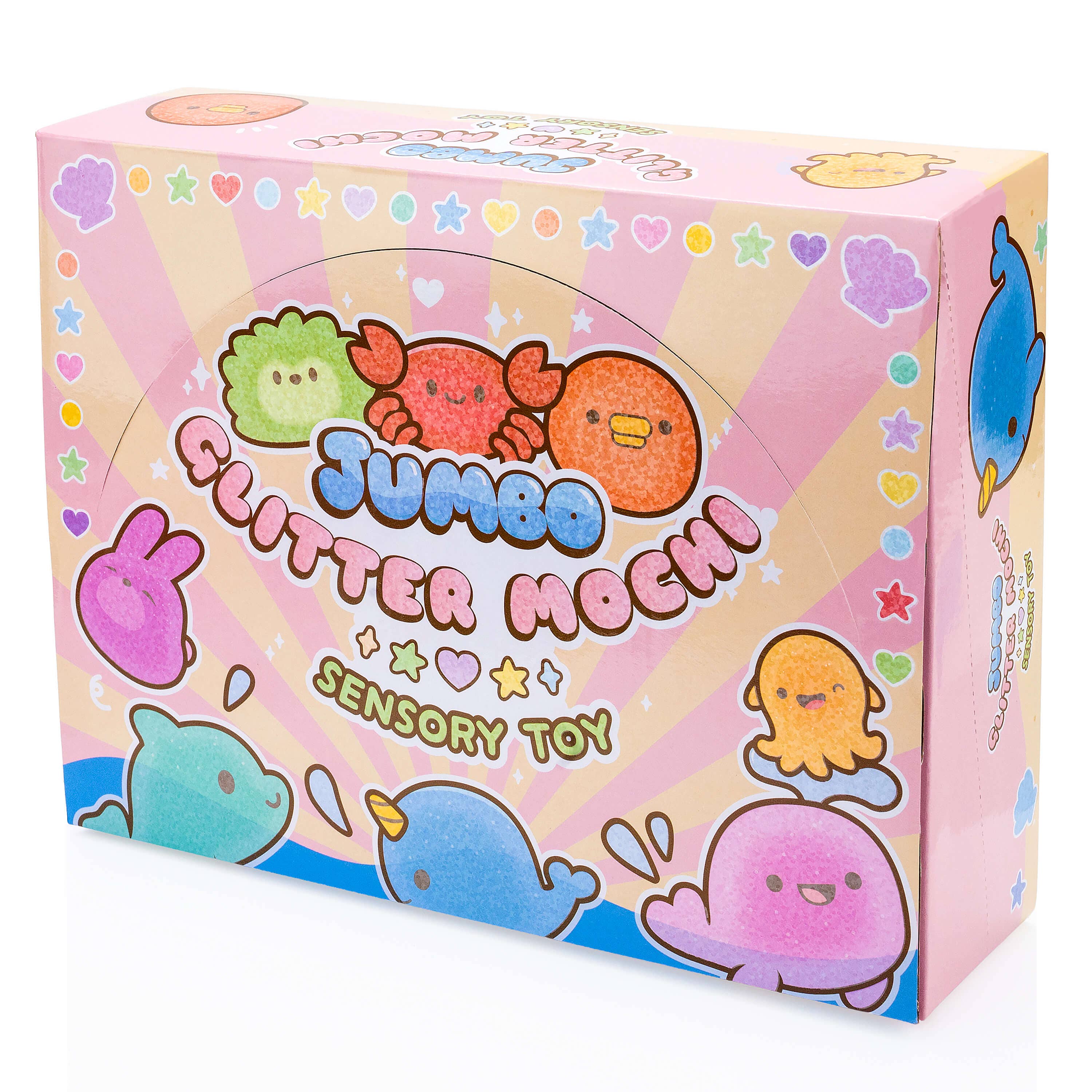 Kawaii Slime Company - Wholesale Squishy Toy - Kids & Baby - Jumbo Glitter Mochi Sensory Toy (24pcs/case)16