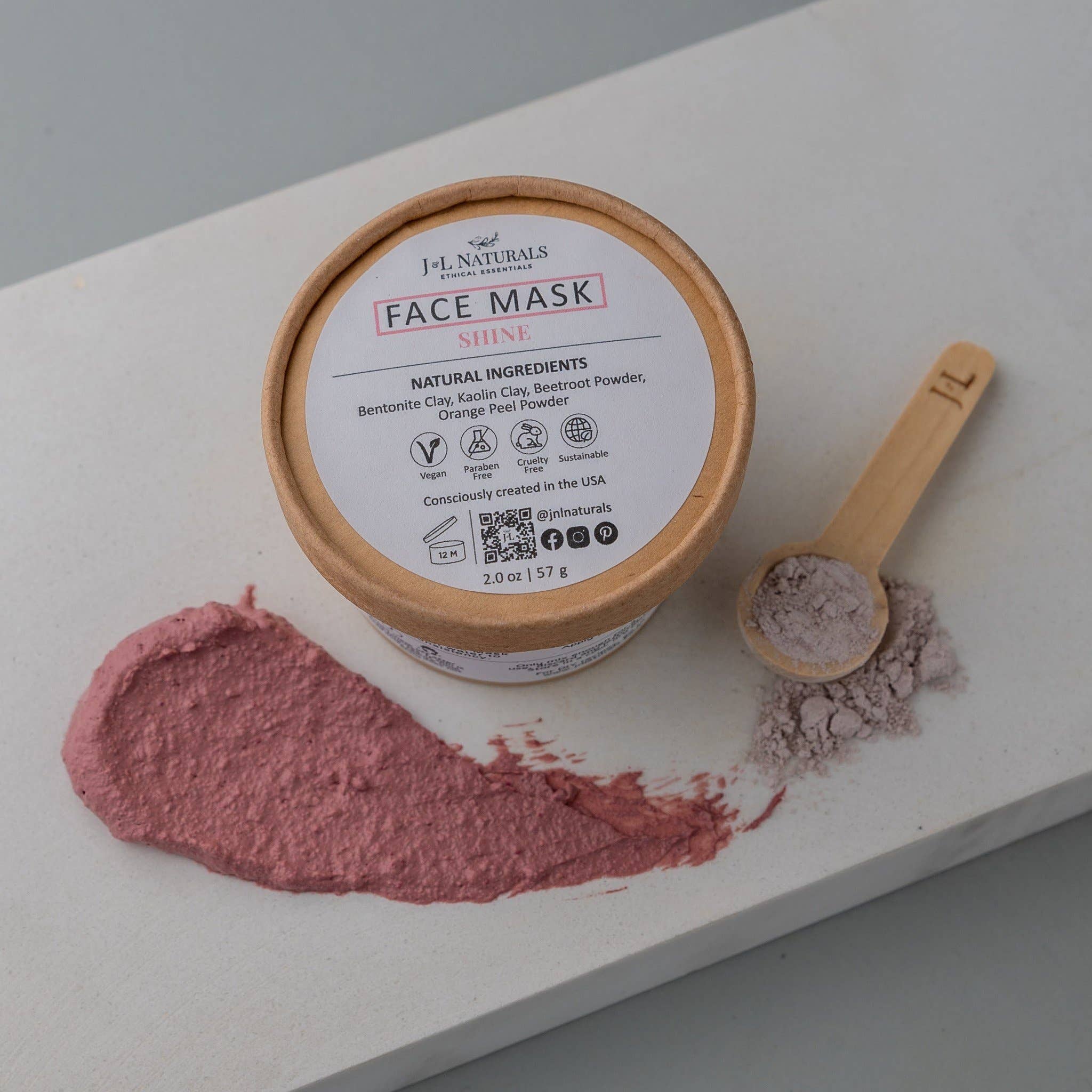 J&L Naturals - Wholesale Skincare Face Mask - Nourishing Skincare Face Mask3