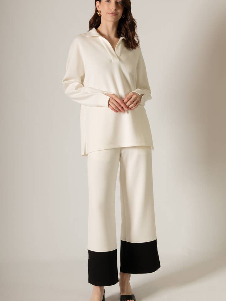 P. CILL - Wholesale T-Shirt - Women's - P. CILL Butter Modal Collared Long Sleeve Top20