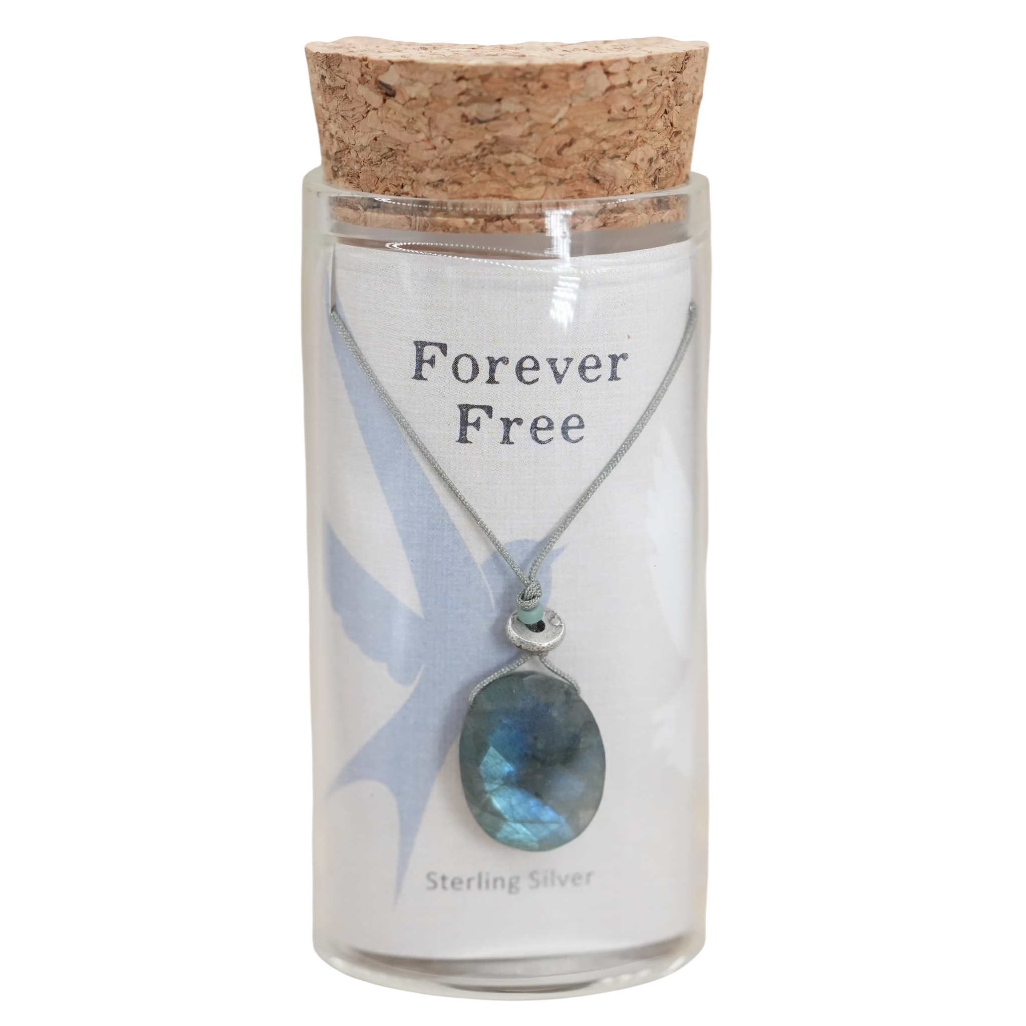 Silver Sparrow Jewelry - Wholesale Pendant/Charm Necklace - Labradorite Calm Necklace0