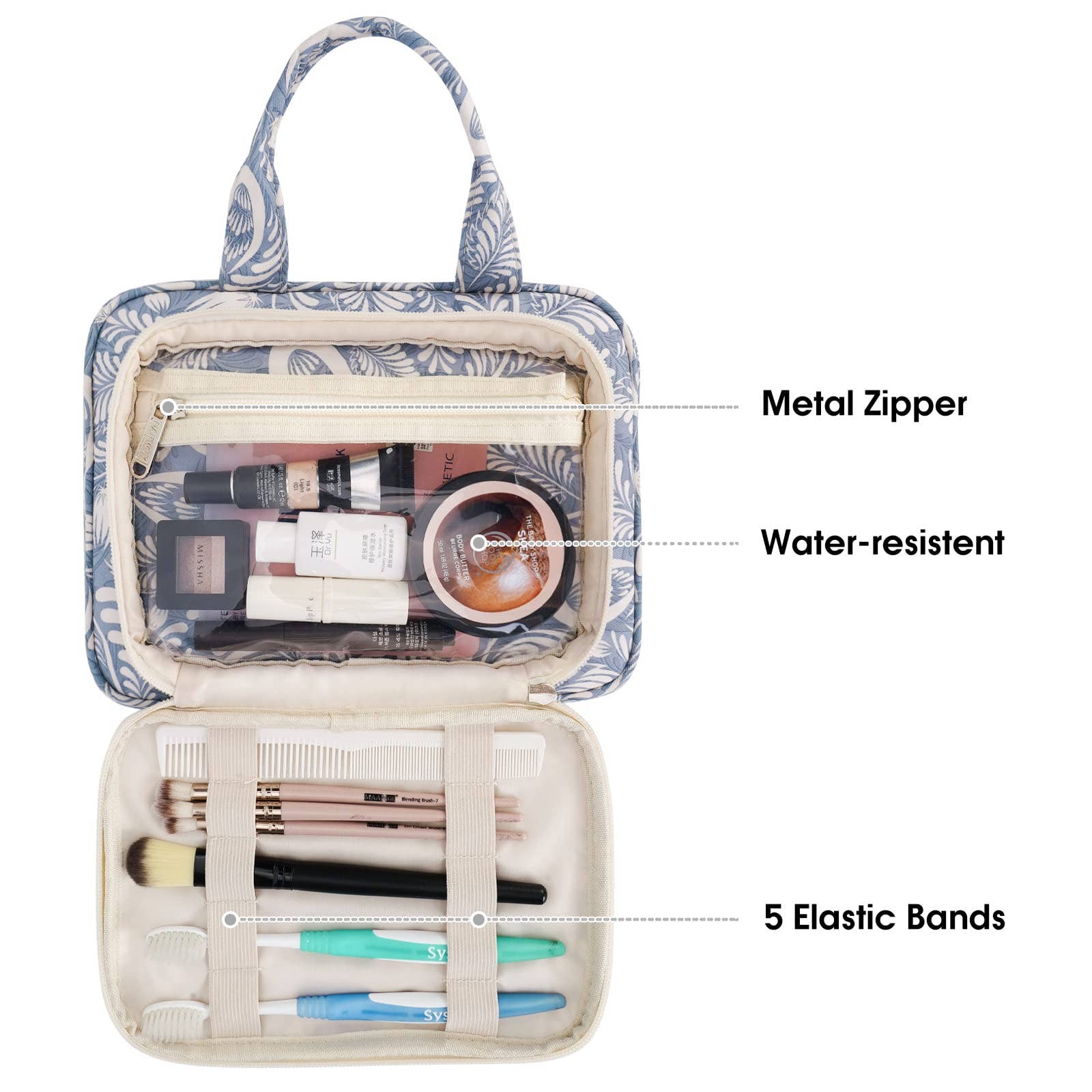 wandf – bolsa de maquilhagem e cosméticos por atacado – Necessaire grande para maquiagem e organizador de cosméticos para viagem21