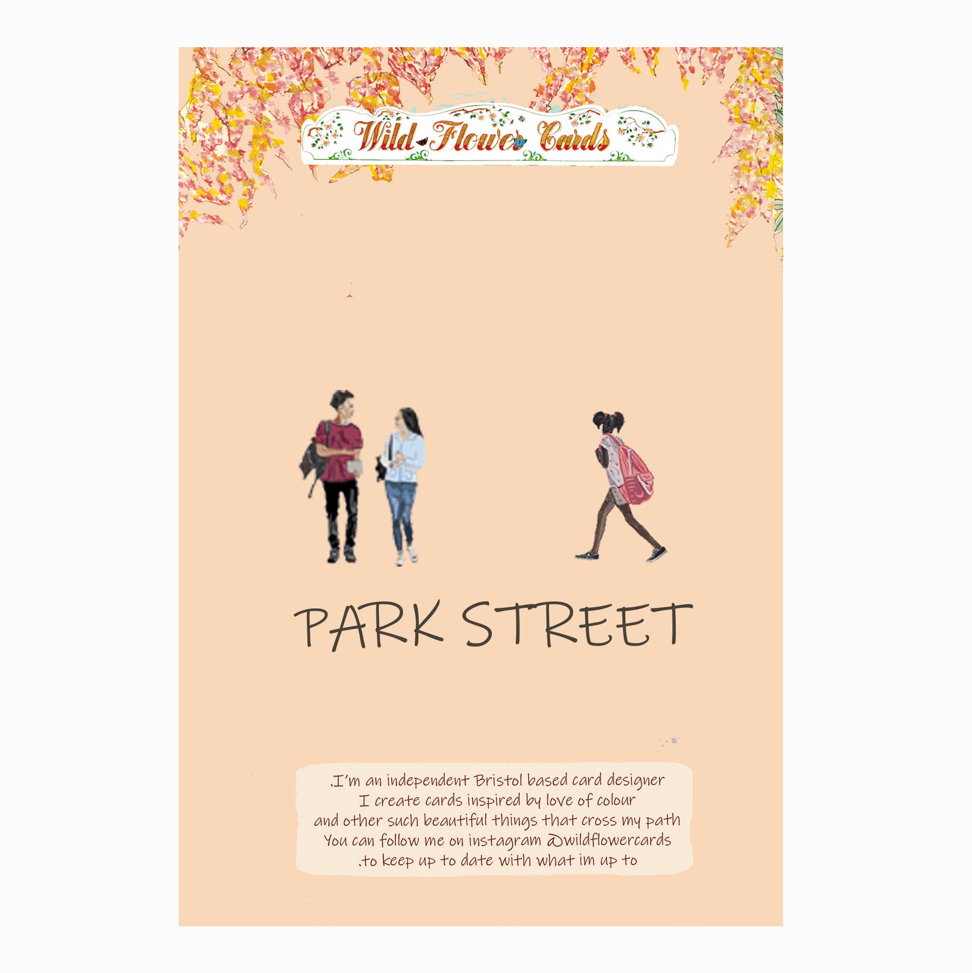 Wildflower cards – wholesale Everyday greeting card – Park Street Card1