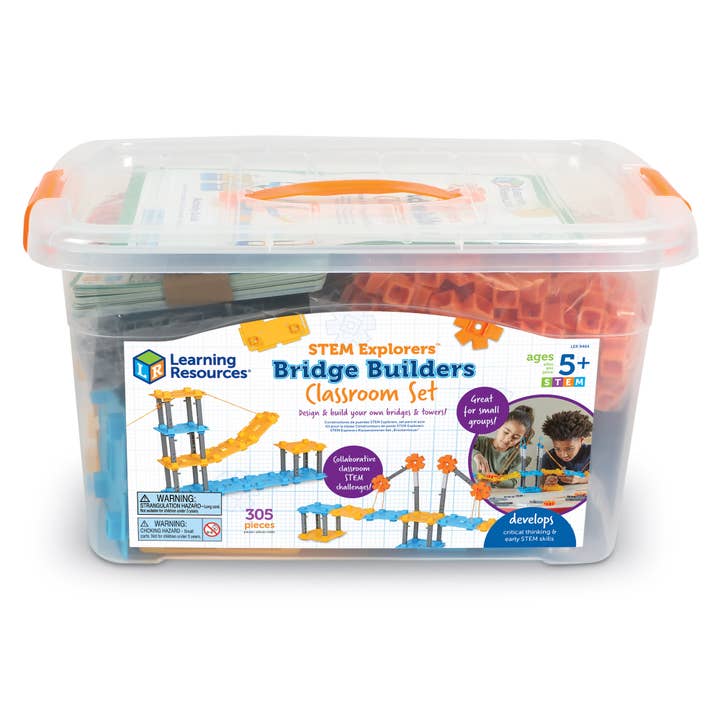 STEM Explorers™ Bridge Builders Classroom Set for wholesale by Learning Resources