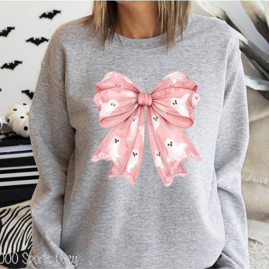 Pink Halloween Coquette Bow #BS7249 for wholesale by Bama Screens