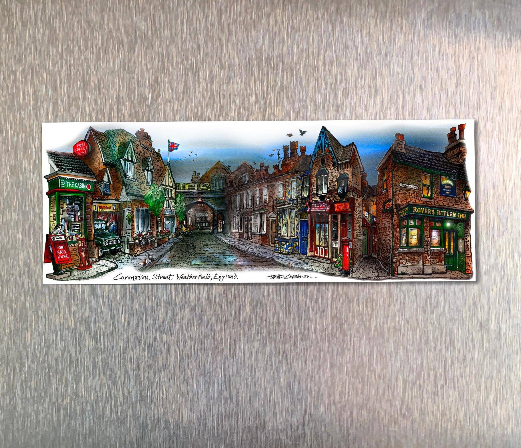 Totally Toronto Art/Sassy City Studio – wholesale Retailer display – Paper & novelty – Corrie Magnet & Sticker Collection | Coronation Street Gifts2