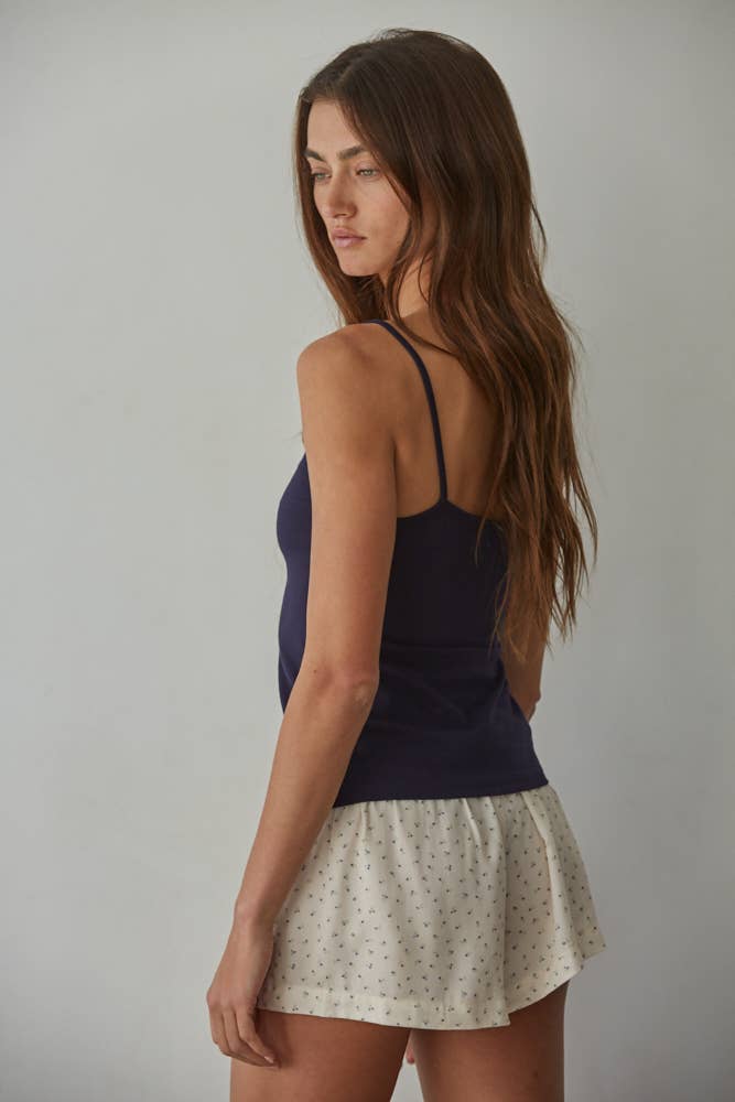 By Together - Wholesale Camisole - Women's - L8502 | Knit Cotton Spandex Jersey V-Neck Cami Top10