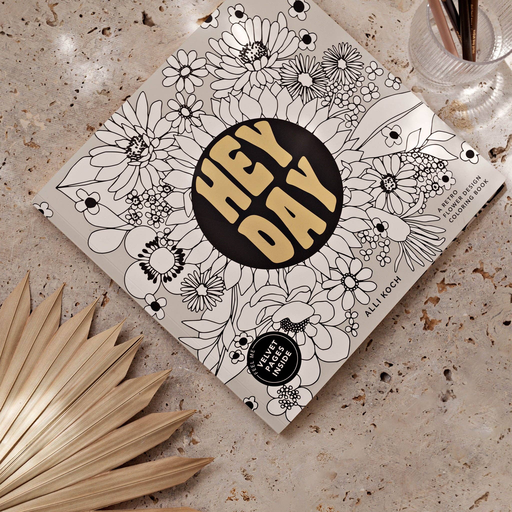 Paige Tate & Co. - Wholesale Coloring & Activity Book - Adult - Heyday: A Retro Flower Design Coloring Book (Easter) 1