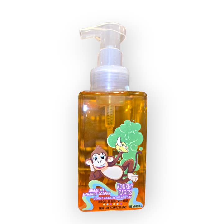 Monkey Farts Foaming Hand Soap for wholesale by Splash Bath Lab