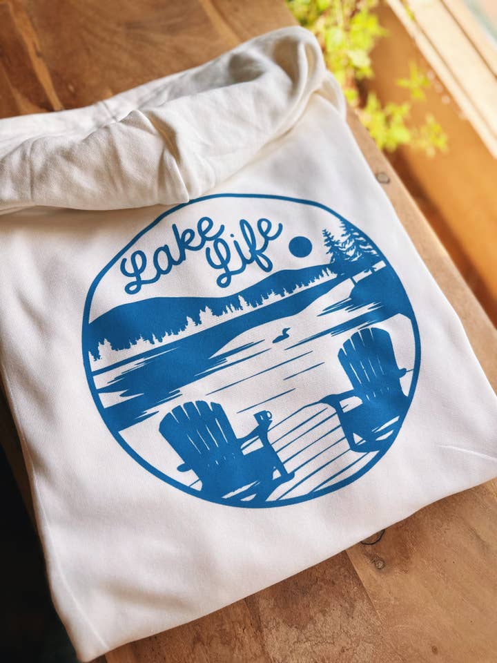 Reclaimed Maine Co. - Wholesale Hoodie - Unisex - Lake Life Hooded Sweatshirt | Lake Apparel