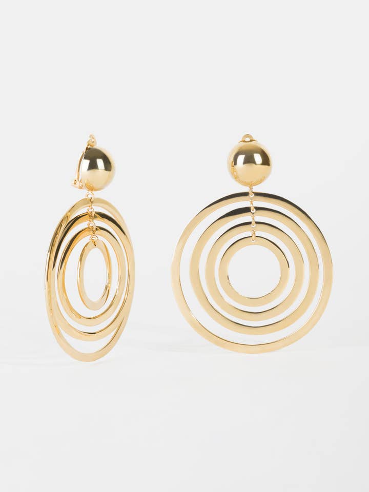 383952 - Guld som en bön Örhängen för wholesale av Daniel Espinosa Jewelry