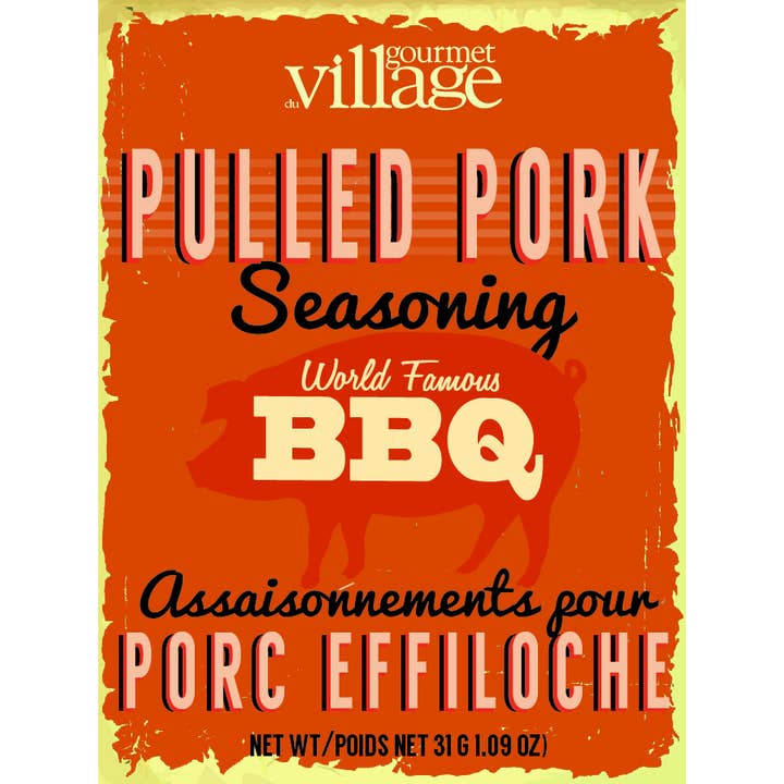 Seas. Pulled Pork Recipe Box for wholesale by Gourmet Du Village