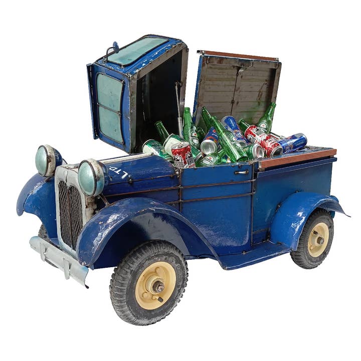 Think Outside - Wholesale Party Tub - Vintage Pick-Up Truck Cooler - Blue1