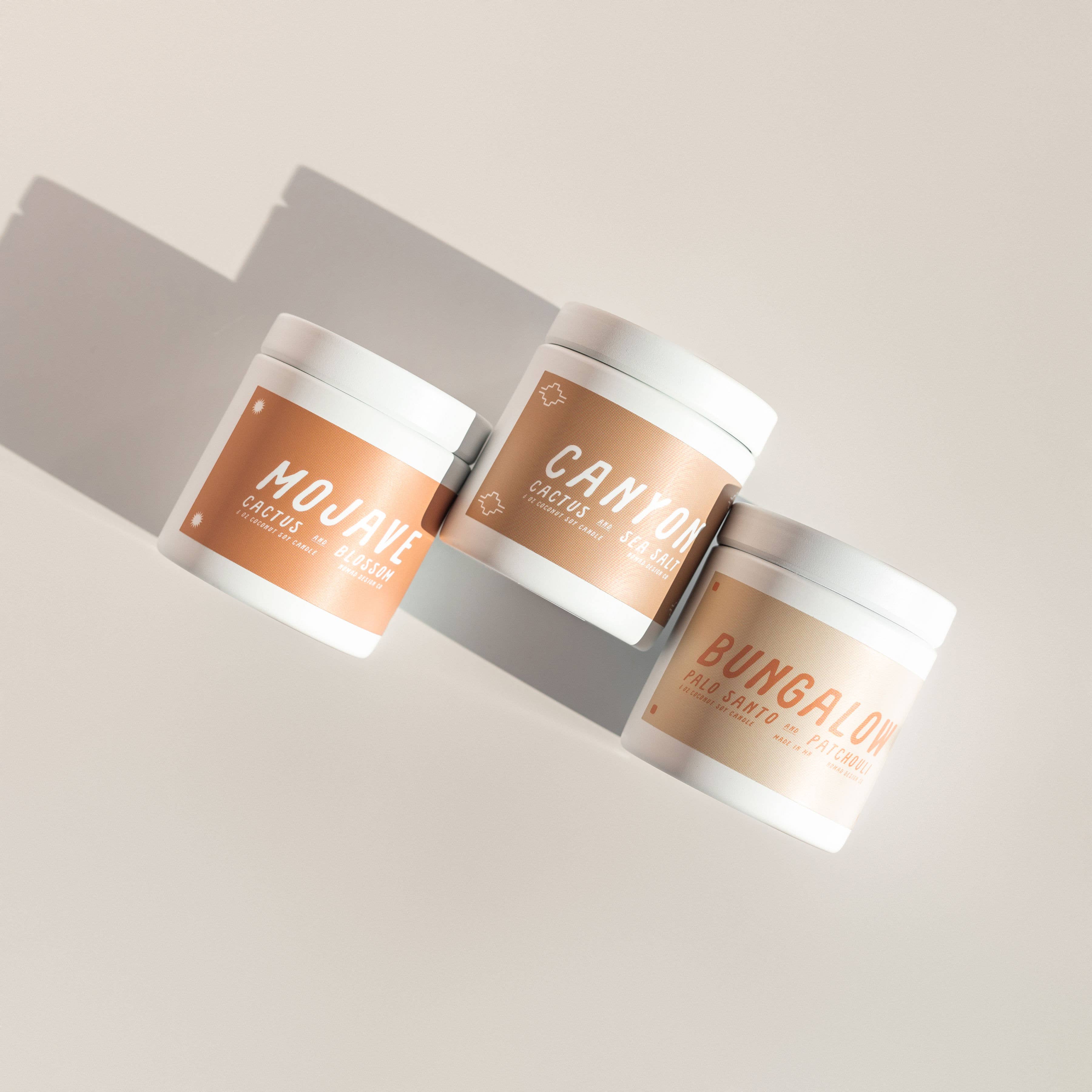 Nomad Design Co - Wholesale Jar/Filled Candle - Mojave Candle - The Desert Collection