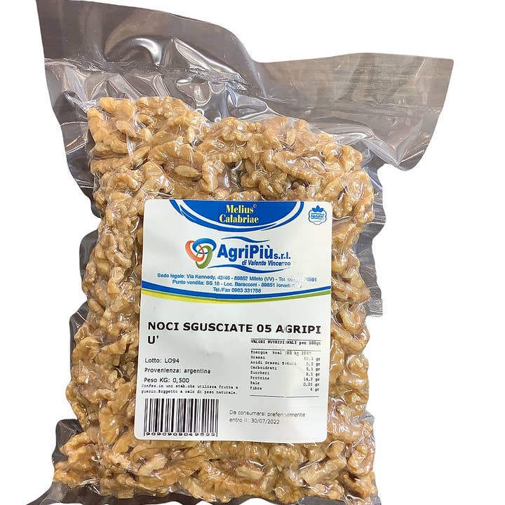 agripiusrl - Wholesale Nuts - Shelled walnuts 500 gr