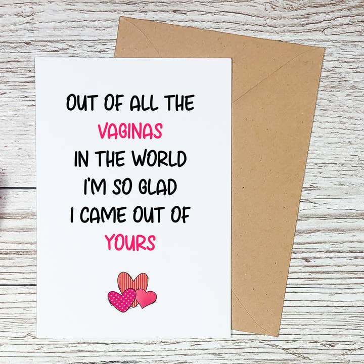 Funny Card For Mom's Birthday Or Mother's Day for wholesale by Sorry Not Sorry Co