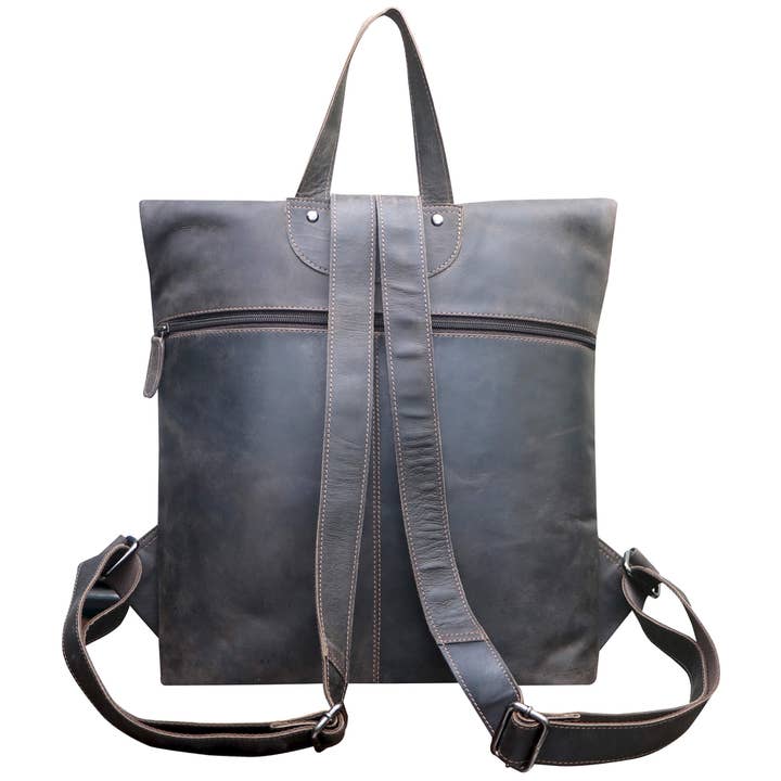 Greenwood – Engroshandel Rygsæk - Unisex – Sandy læderrygsæk stor dame laptop rygsæk 15,6 tommer herre1