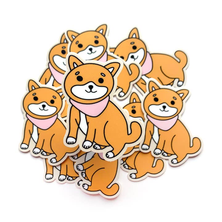 Shiba Inu Sticker for wholesale by Winthrop Clothing Co.