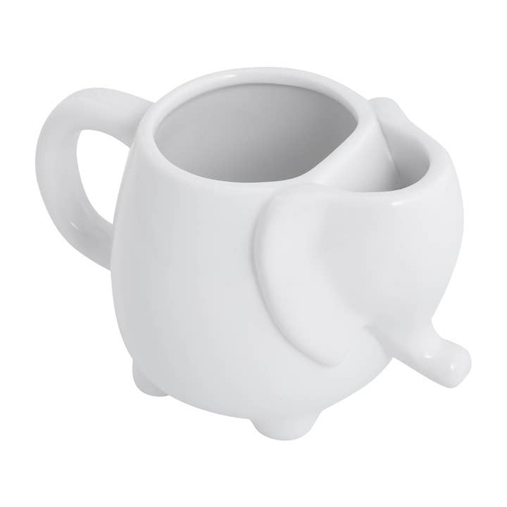 Elephant Tea Mug - White for wholesale by Original Source