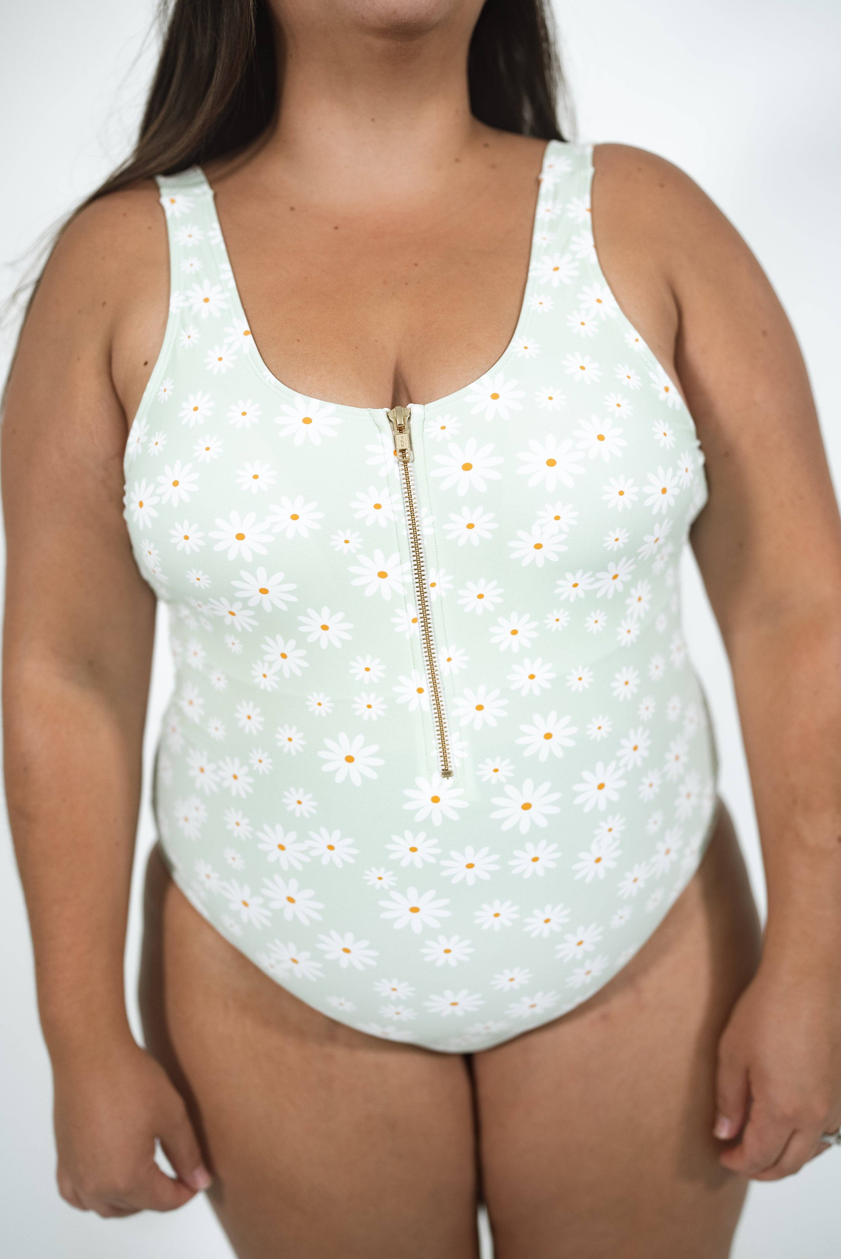 Women's Zip Up One Piece | Green Daisy for wholesale on Faire1