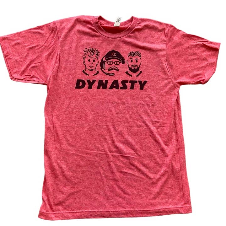 chiefs dynasty mahomes big red Andy Reid kelce tee champs for wholesale by Pop Culture Craze