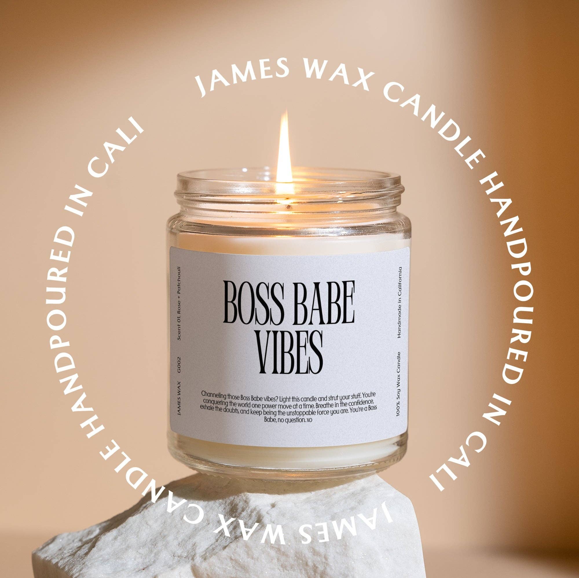 James Wax - Wholesale Jar/Filled Candle - Career Boss Babes Candle Coworker Colleague Office Gift G0022
