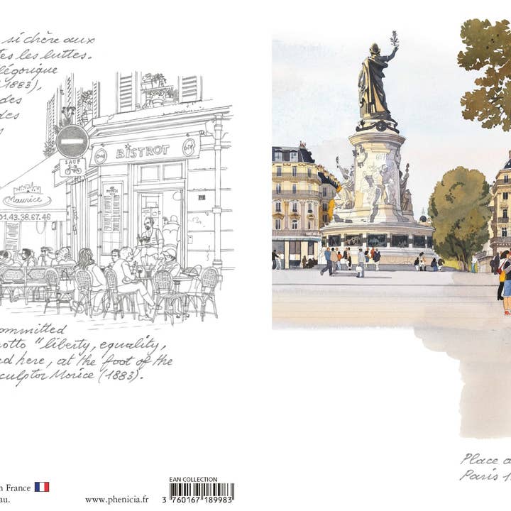 TARJETAS DOBLES FABRICE MOIREAU 15X15 EN 69 para venta al por mayor de Phenicia