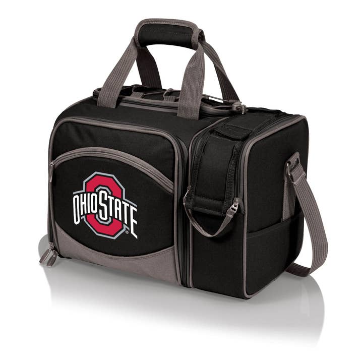 Ohio State Buckeyes Malibu Picnic Basket Cooler for wholesale by Picnic Time Family of Brands