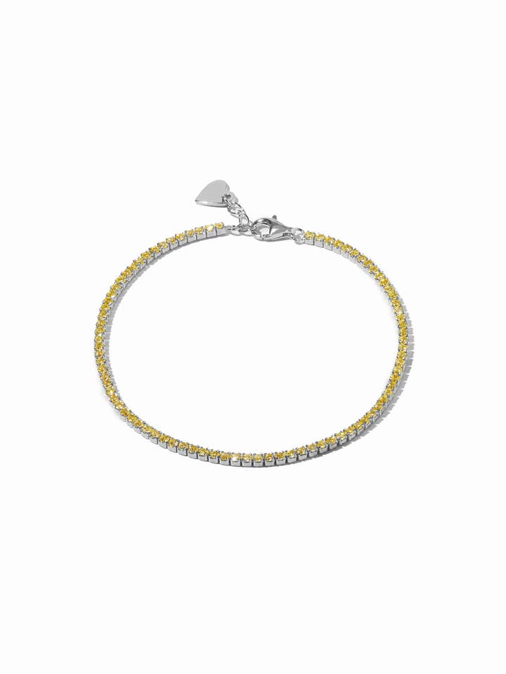 Champagne Tennis Bracelet for wholesale by Sami Jewels