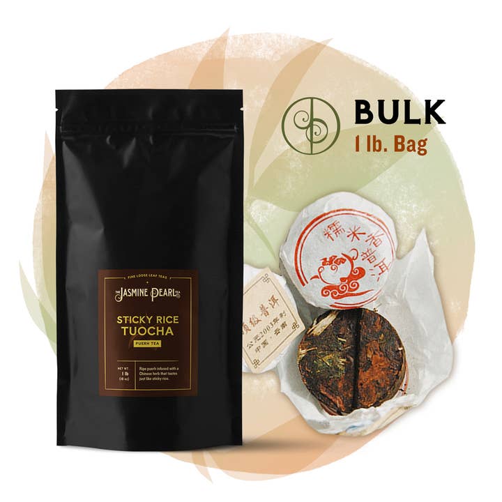 Sticky Rice Tuocha Puerh Tea BULK for wholesale by The Jasmine Pearl Tea Company