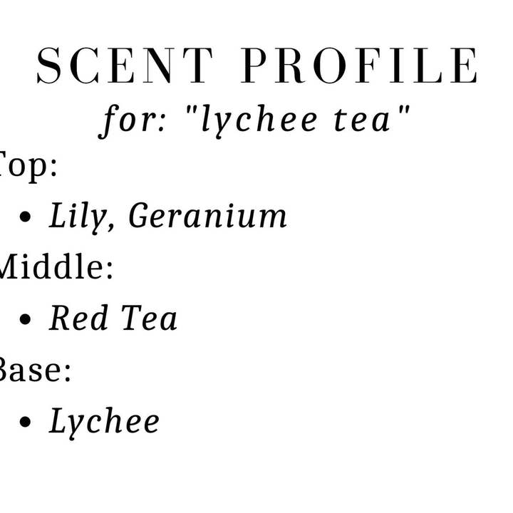 Yuzu Leaf - Wholesale Jar/Filled Candle - Lychee Tea Deluxe Jar (Lychee, Red Tea, Geranium, Lily)1