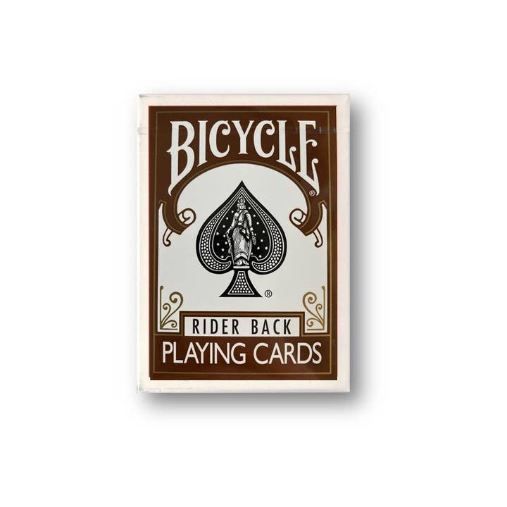 Cardshouse - Wholesale Playing Cards - Bicycle Rider Back Playing Cards (Brown)