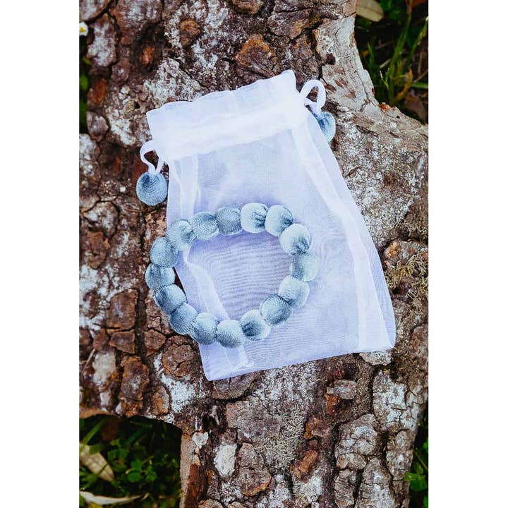 Velvet bracelet for wholesale by LOOM Fair Trade