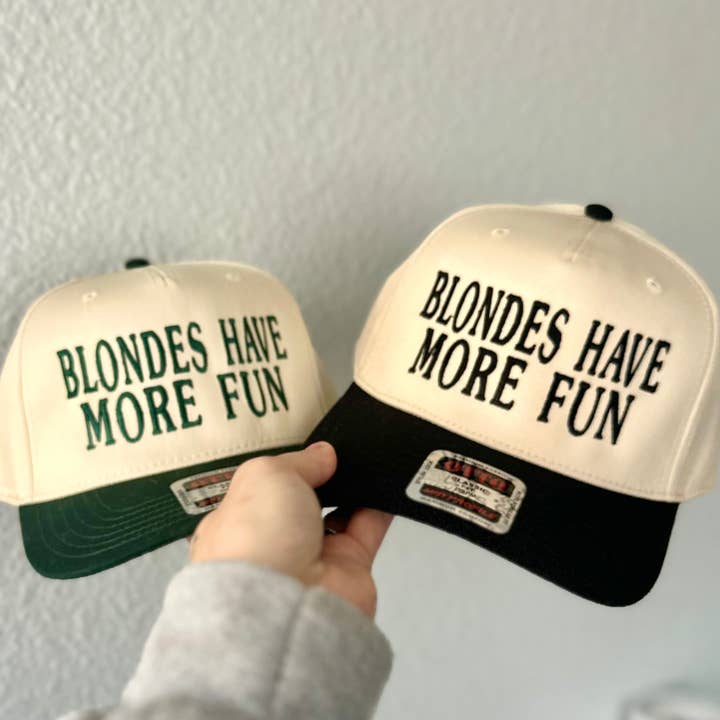 Southern N Savvy - Wholesale Trucker Hat - Women's - Blondes have more fun Embroidered Hat