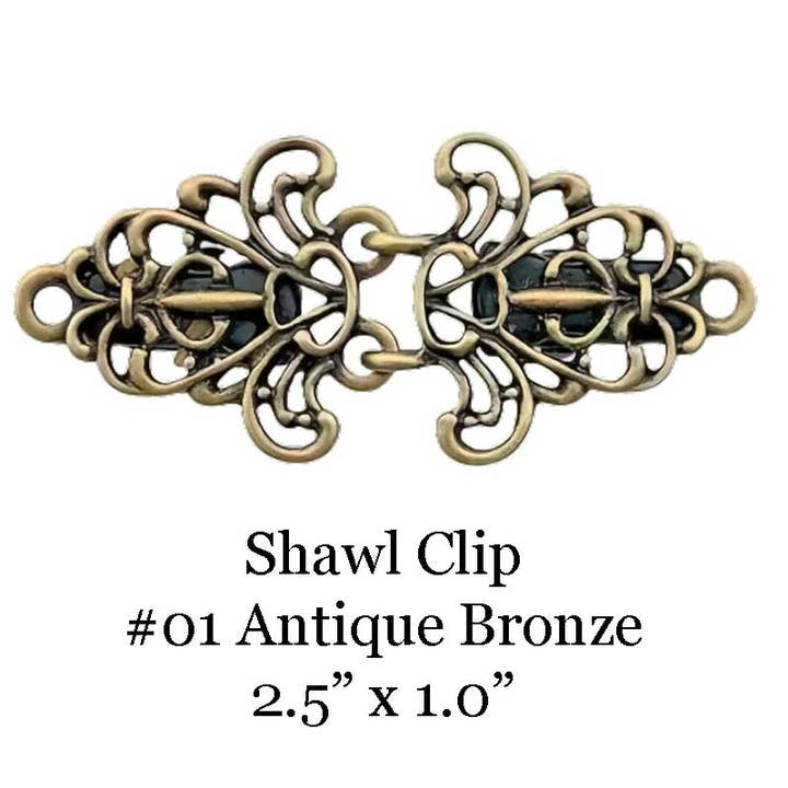 The Magic Scarf Company - Wholesale Brooch - 3923 - Cape. Cardigan and Vest Clips