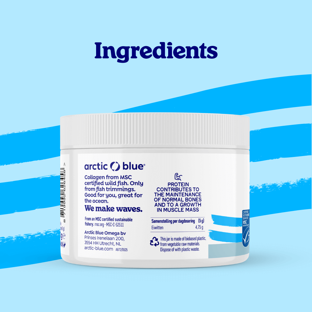 Arctic Blue - Wholesale Oral Supplement/Vitamin - Natural Fish Collagen Powder - MSC (150g)3
