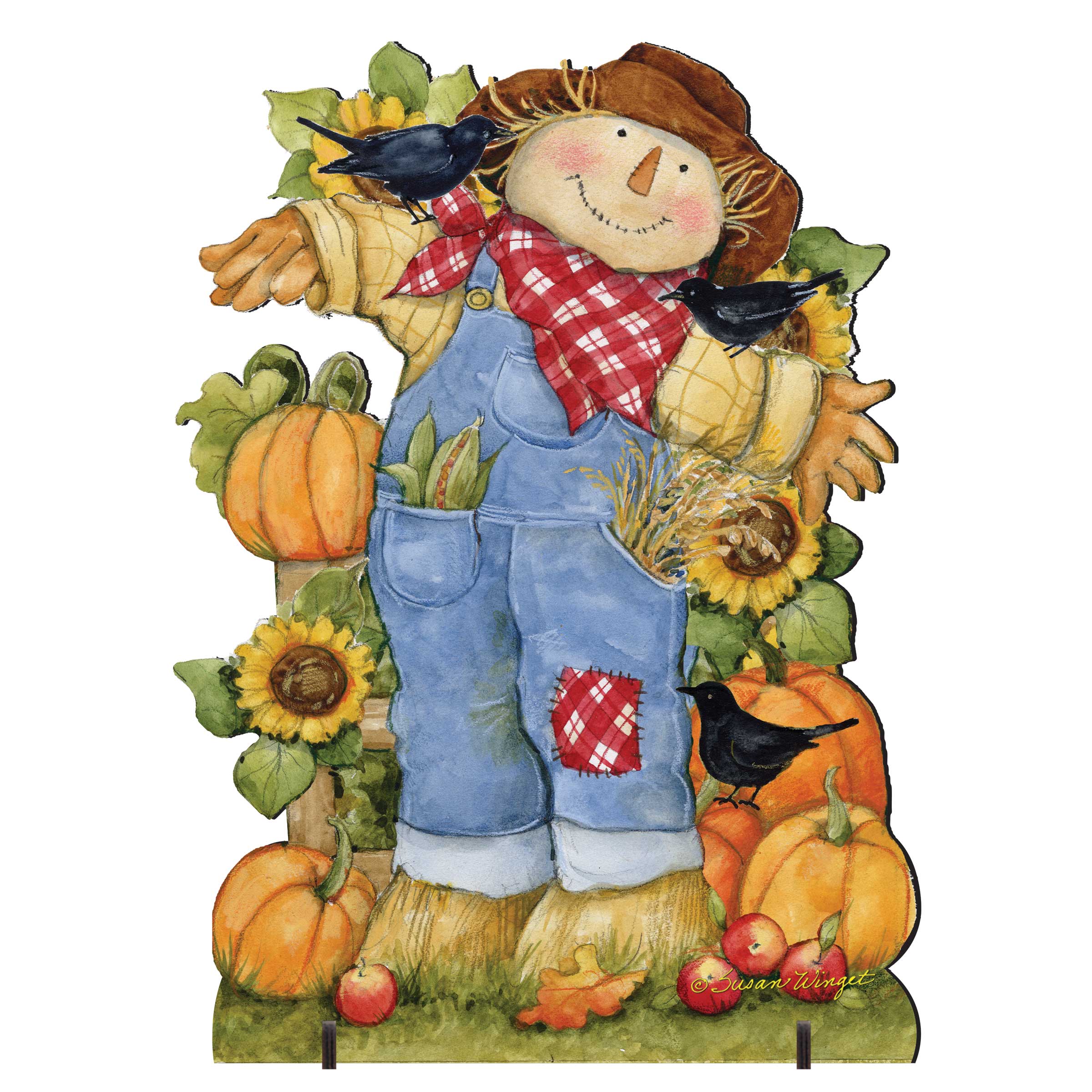 Designocracy - Wholesale Outdoor Ornament/Decor - Front yard Fall Decor | Harvest scarecrow Outdoor Adornment6