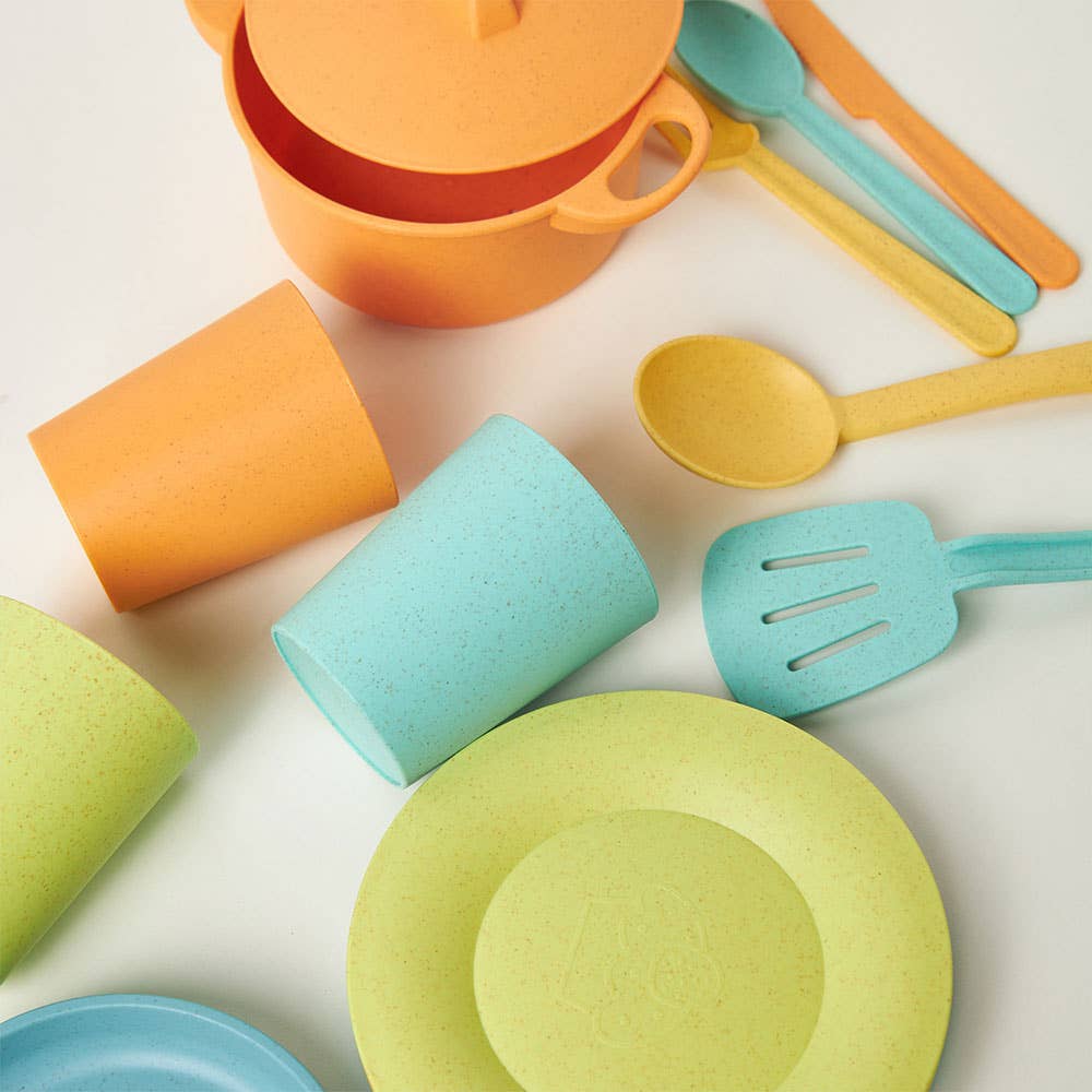 AJ Aguiar - Wholesale Toy Set - Kids - 25-Piece Kitchen Set Bio Plastic Giros6