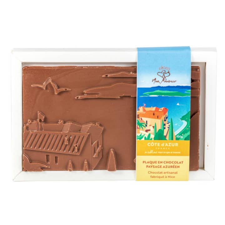 Choco Mon Amour - Wholesale Chocolate Bar - Côte d'Azur France black plate 120g1