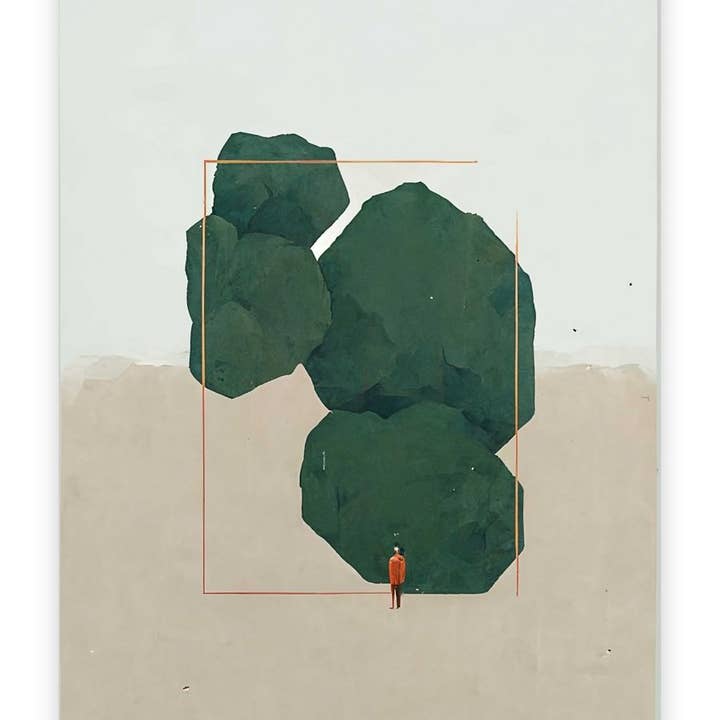 Emerald Green Wall Art Set- Abstract Expressionism Art Print for wholesale by ArtbyHaise