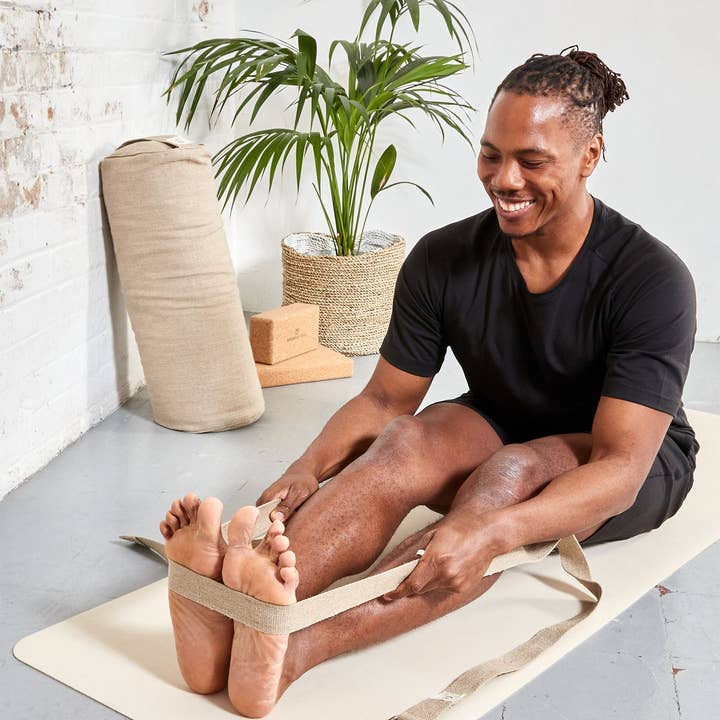 Yogamatters - Wholesale Yoga Mat - Yogamatters Hemp Yoga Belt - Natural4