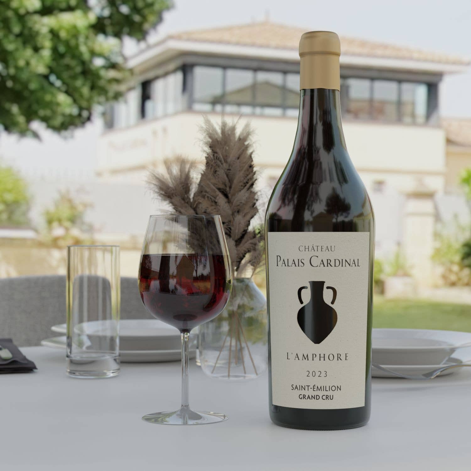 Château Palais Cardinal - Wholesale Red Wine - Amphora of Château Palais Cardinal - Saint-Emilion Grand Cru2