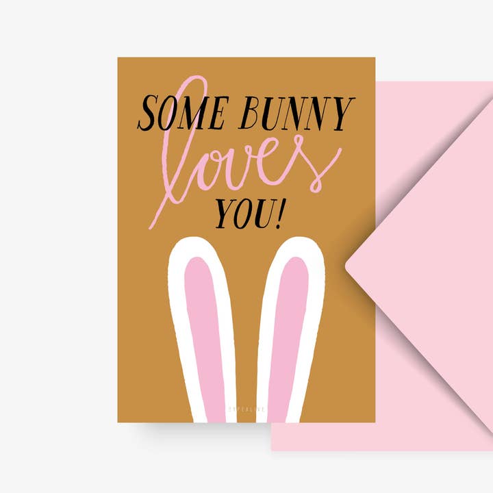 Postcard/Some Bunny Loves You for wholesale by typealive