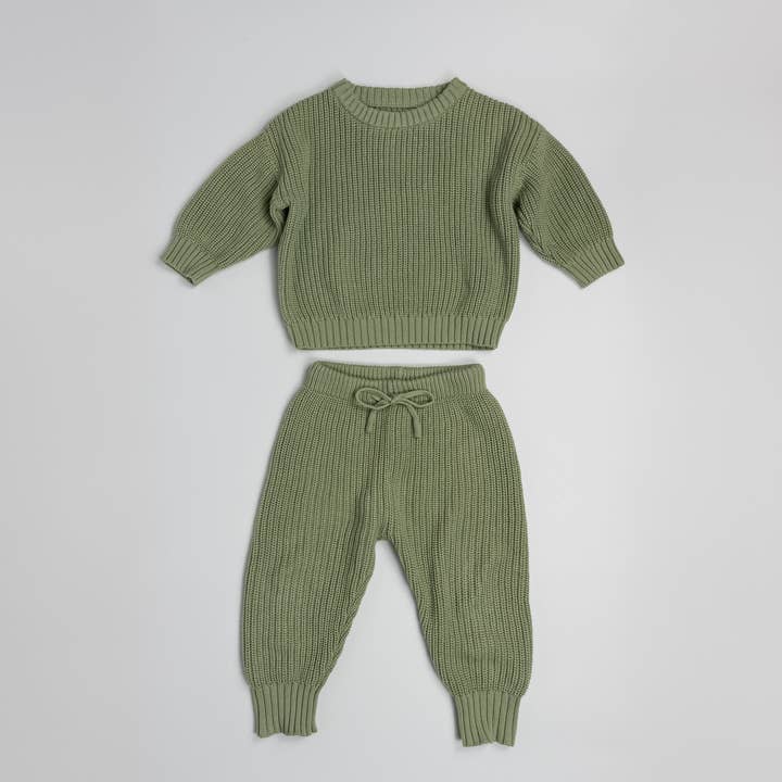 Evergreen Baby & Toddler Knit Sweater & Pants Set for wholesale by MaMi & Me