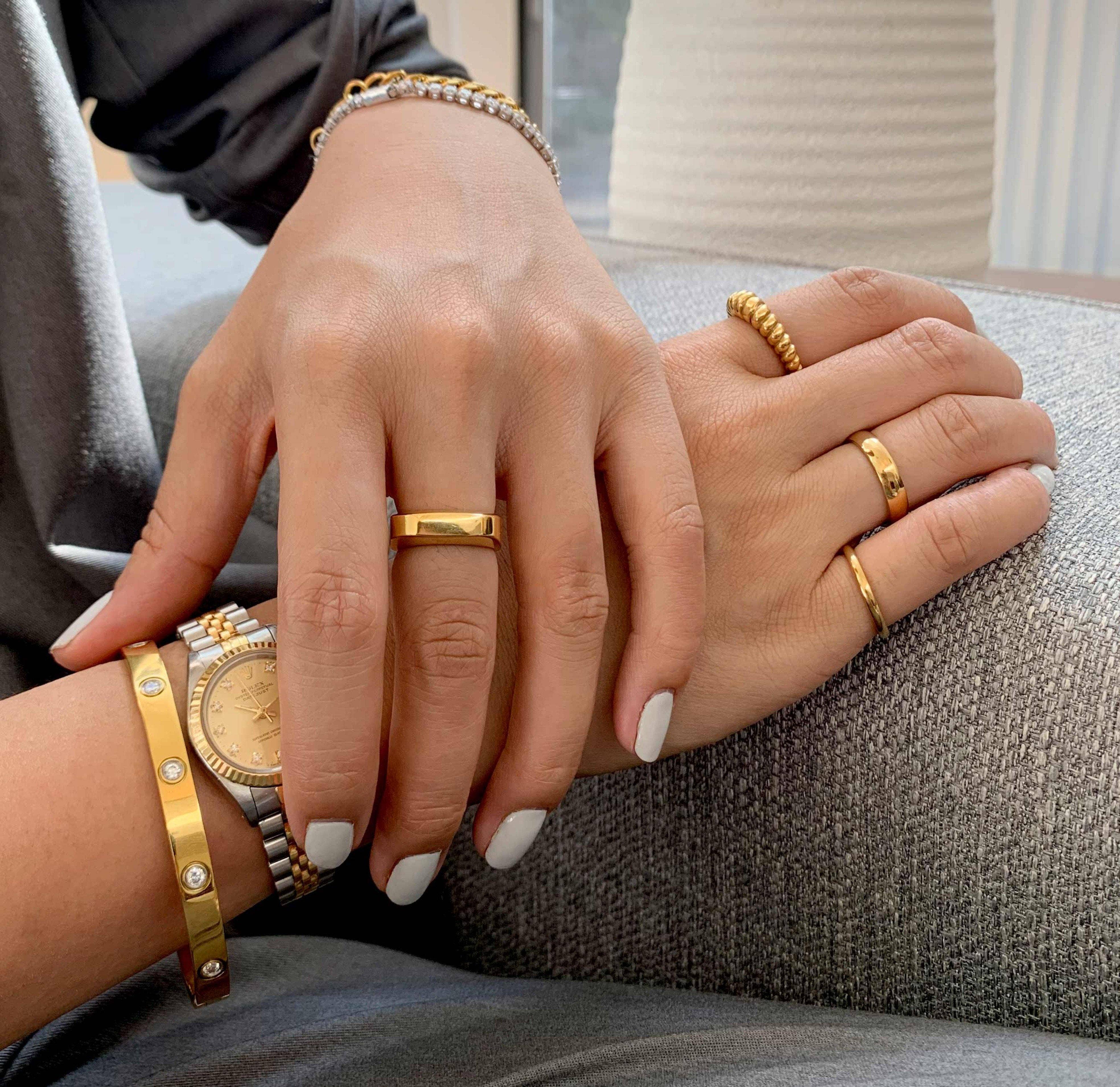 MAI DESIREE - Wholesale Cuff Bracelet - CARRIE GOLD DIAMOND CUFF BRACELET6