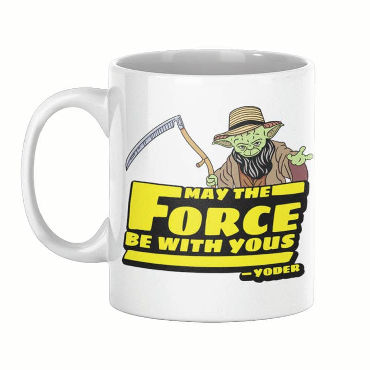 May the Force Be With Yous Star Wars Parody Mug for wholesale by Lucky Mfg. Co.